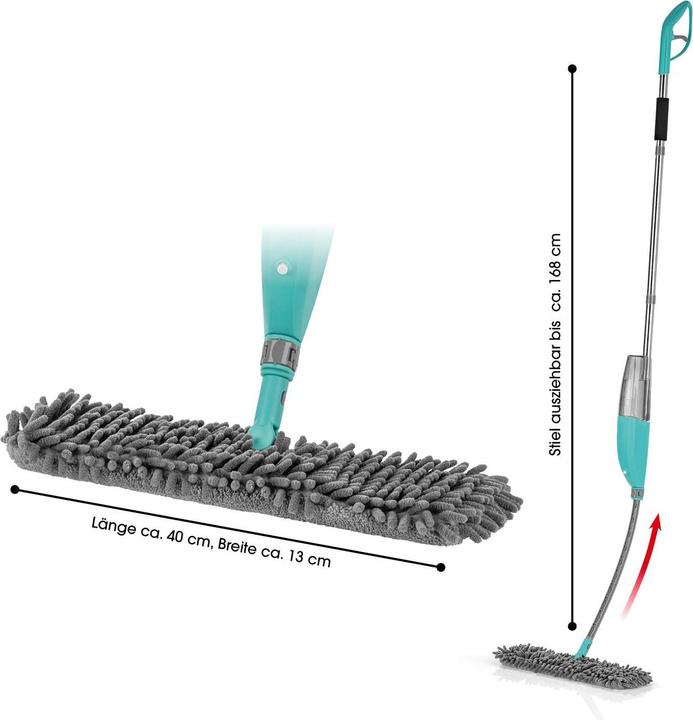 Actual product image CleanMaxx Floor Mop Set Spray Mop Set of 3 (3 pcs.)