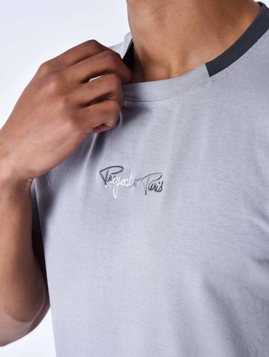 Image du produit Project X Paris t-shirt avec bande contrastée logotée (XL)