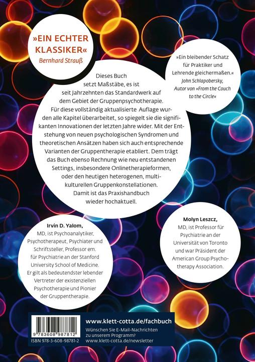 Produktbild Yalom:Theorie und Praxis der Gruppenpsy (Deutsch, Irvin D. Yalom, Molyn Leszcz, 2024)