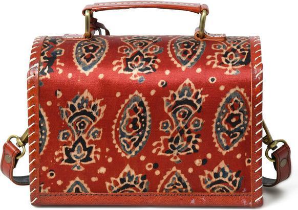 Immagine prodotto Only-Bags.Store Borsa a tracolla Ajrakh mistica marrone