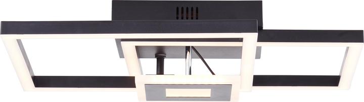 Actual product image Brilliant BRE-Light Bray LED Ceiling Light 40x40cm Black Metal/Plastic 22 W LED in (2900 lm)
