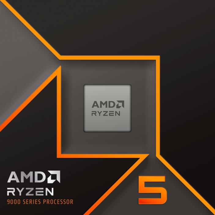 Actual product image AMD Ryzen 5 9600X (AM5, 3.90 GHz, 6 -Core)