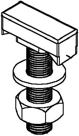 Actual product image Niedax Hook bolt (1 Screws per piece)