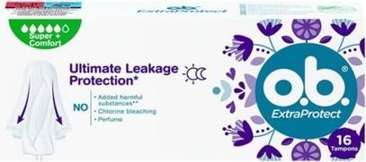 Produktbild o.b. Extra Protect Super Plus tampons - Variant: 16 ks (16 x, Normal)