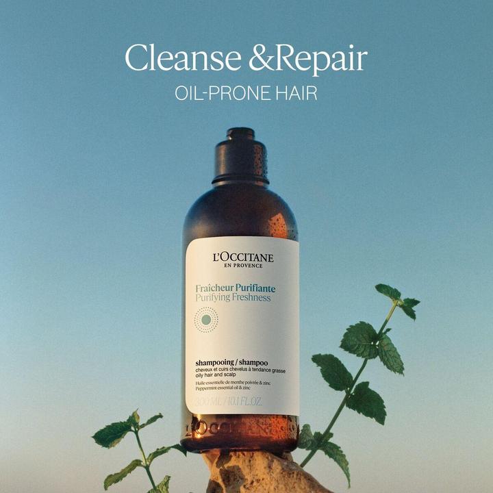 Actual product image L'Occitane Aroma ECO Recharge Shampoo Purifiant (500 ml)