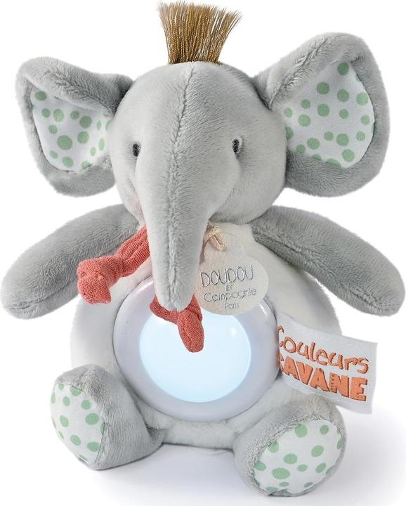 Doudou et Compagnie Nachtlicht Elefant 15cm