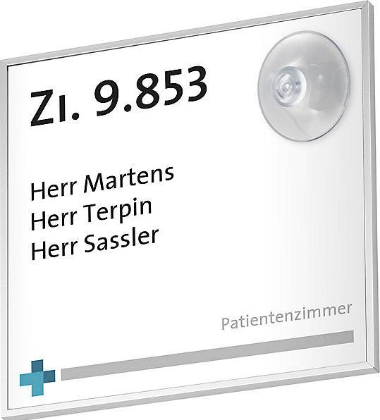 Produktbild Moedel MADRID Silver Line Vario Türschild