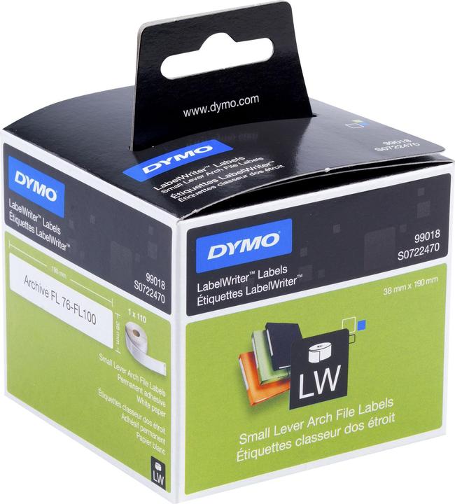 Productafbeelding Dymo S0722470 Mapetiketten smal