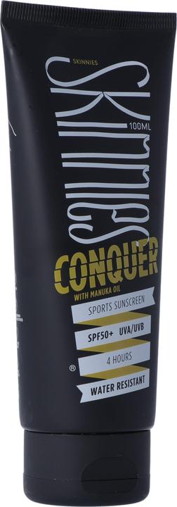 Actual product image Skinnies Conquer (Sun gel, SPF 50+, 100 ml, 113 g)