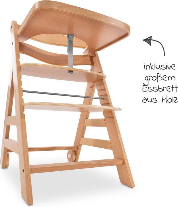 Actual product image Hauck Highchairs Highchair Alpha Move Nature - in economy set incl. (Highchair)