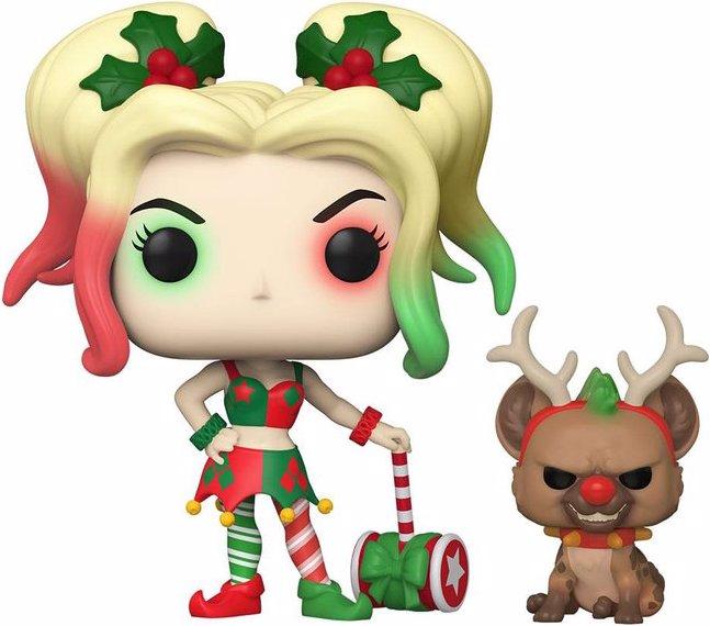 Actual product image Funko POP! - DC Holiday: Harley Quinn with Helper
