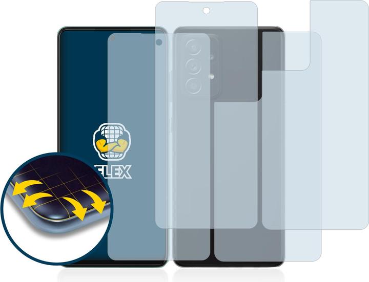 Productafbeelding BROTECT Fullscreen Schutzfolie Displayschutz Folie Klar Transparent (2 Stuk, Samsung Galaxy A52)