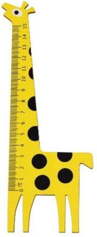 Produktbild Rex London Wooden Ruler Yellow Giraffe
