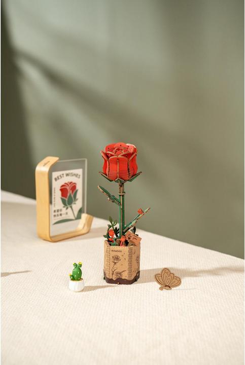 Produktbild Robotime TW042 - Rote Rose