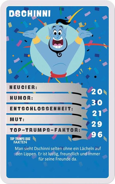 Produktbild Winning Moves Disney jeu de cartes Top Trumps Quiz Disney 100 *ALLEMAND*