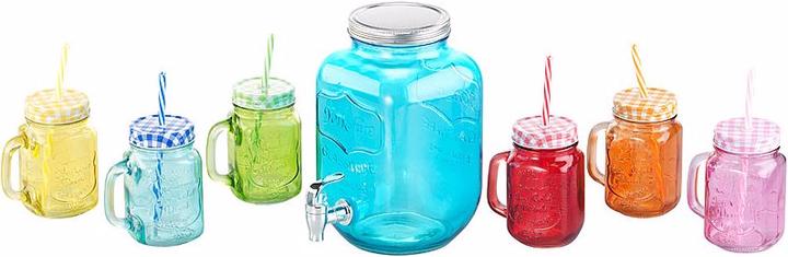 Actual product image Pearl 7-piece serving set with drink dispenser