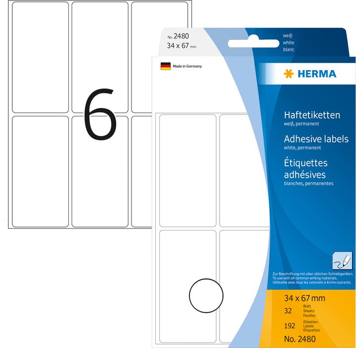Produktbild HERMA Vielzweck-Etiketten