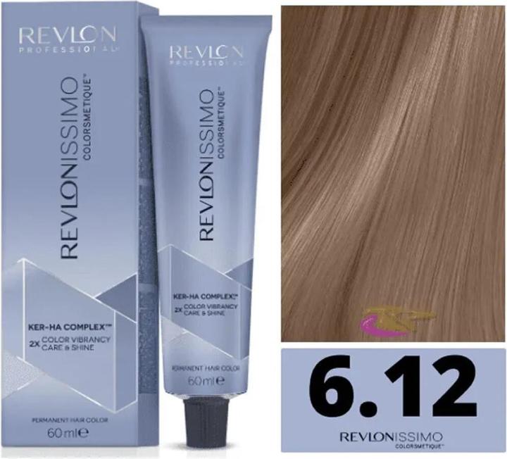 Revlon Professional Colorsmetique 6.12 Dunkelblond Asch-Irisé (Dunkelblond Asch-Irisé)