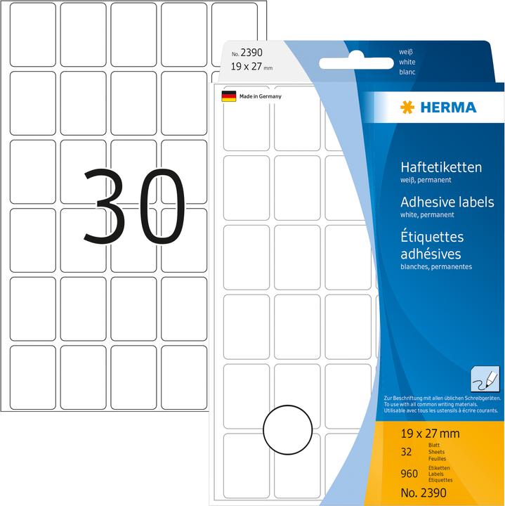 Actual product image HERMA Multipurpose labels