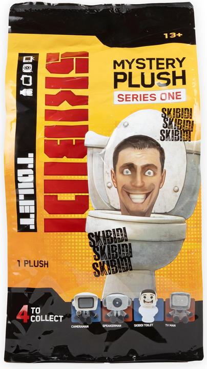 Actual product image Skibidi Toilet Mystery Plush - collectible plush, brand new collector's items, officially licensed product (37.30 cm)