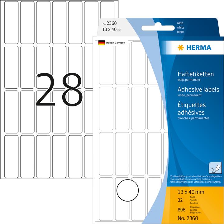 Actual product image HERMA Multipurpose labels