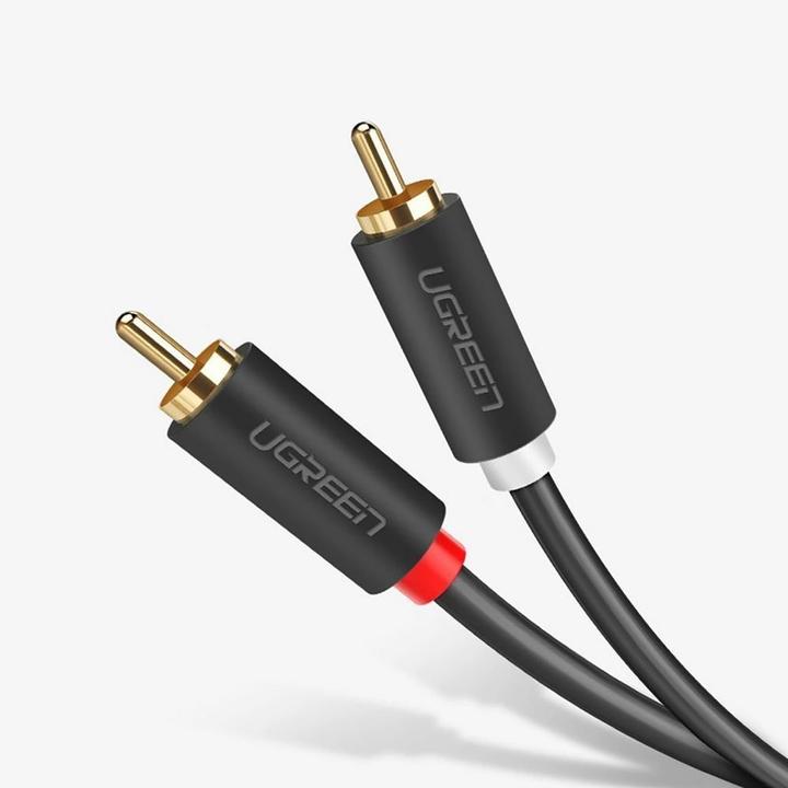 Produktbild Ugreen AV104 2x RCA (Cinch) to 2x RCA (Cinch) Cable 1m (black) (1 m, Cinch)