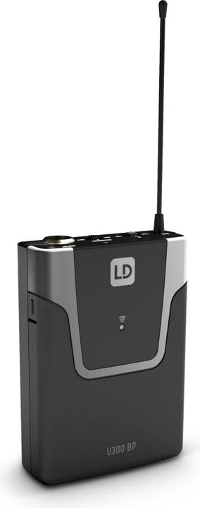 Produktbild LD Systems U305 HBH 2 - Funkmikrofon System mit Bodypack, Headset und Handmikrofon dynamisch, 584 - 608 MHz