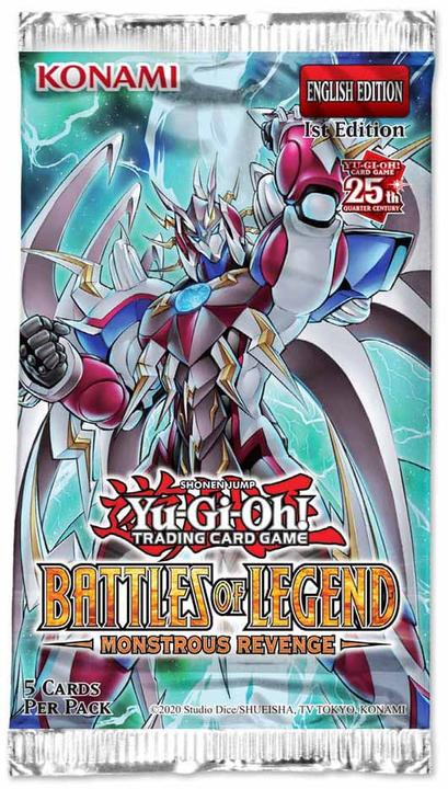 Actual product image Yu-Gi-Oh Battles of Legend Monstrous Revenge Booster - 1st Edition -! (English, Booster Pack)