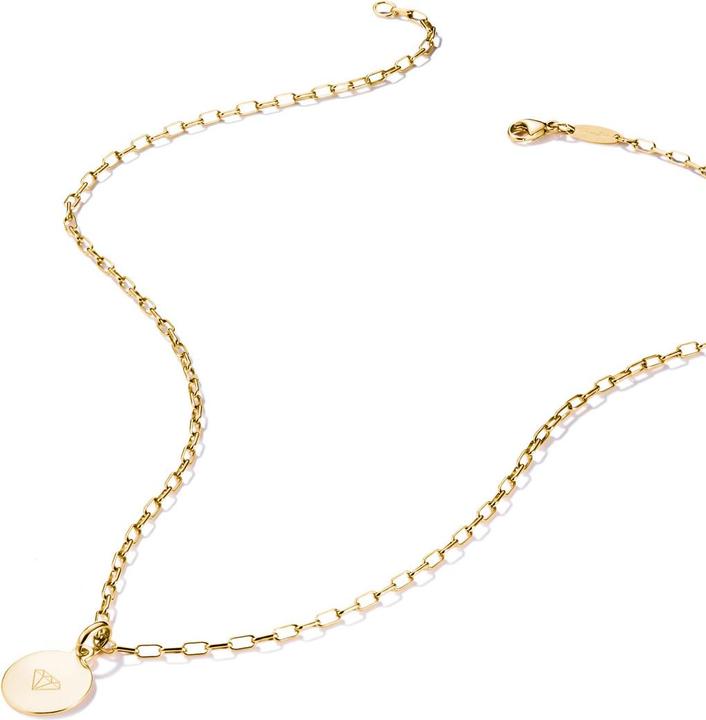 Immagine prodotto Thomas Sabo Charm Kette Paperclip vergoldet - KE2328-413-39-L70v (Argento 925)