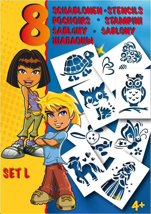 Produktbild Malinos BloPens Schablonen Set L Sweeties / Girls