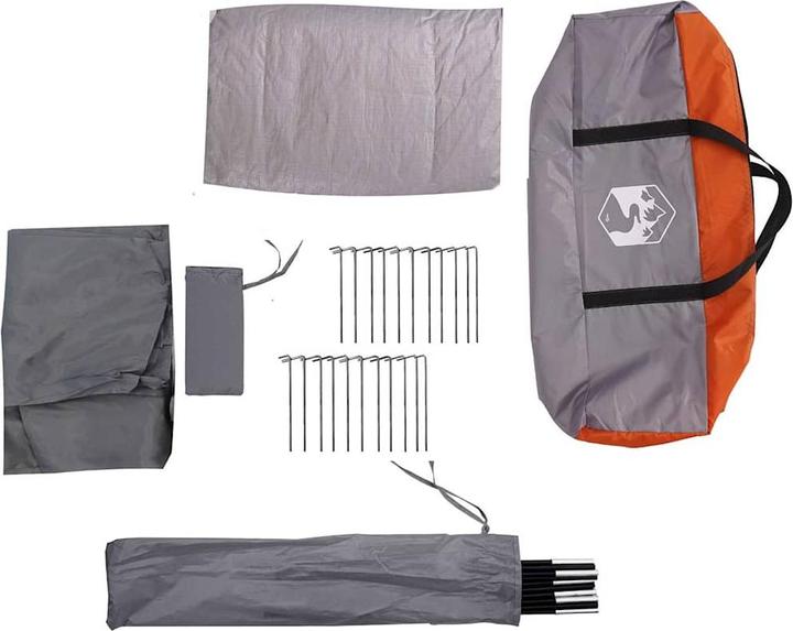 Produktbild VidaXL Tunnel-Familienzelt 6 Personen Wasserfest (Tunnelzelt, 11.15 kg, 6 Personen)