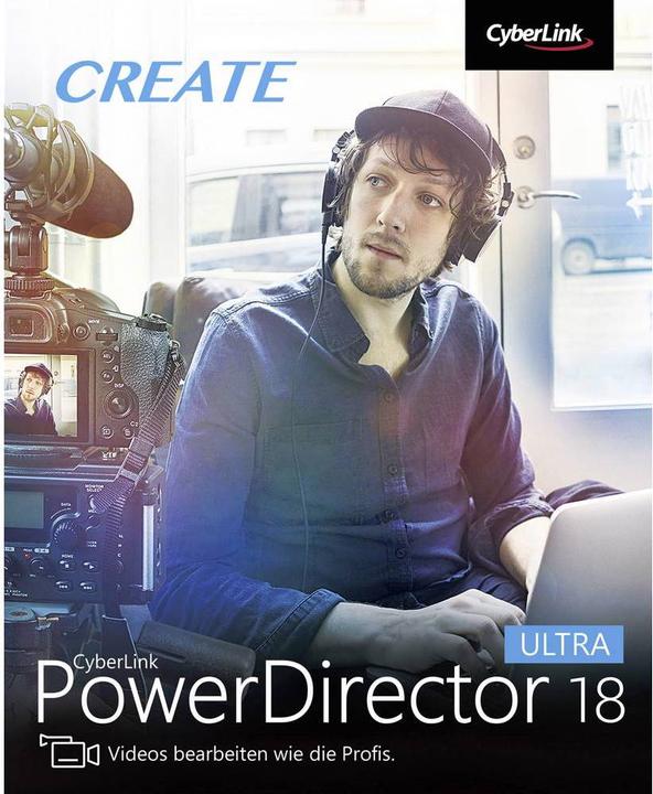 Produktbild CyberLink PowerDirector 18 Ultra (1 User, unbegrenzt)