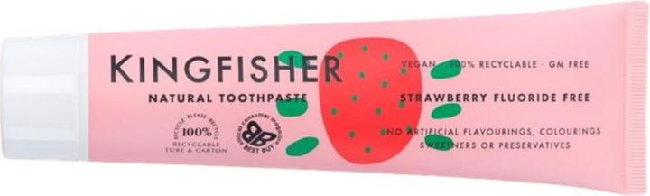 Zahncreme Erdbeere für Kinder ohne Fluor (100 ml)