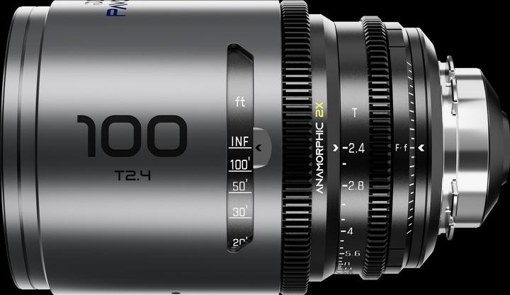 Produktbild Dzofilm Pavo 2x Anamorphic 100mm T2.4 for PL/EF Mount (S35) imperial - Blue Coating (PL, APS-C / DX)