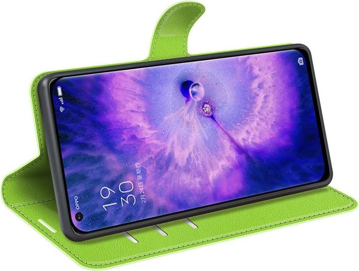 Actual product image Cover-Discount OPPO Find X5 - leather case cover green