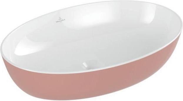 Produktbild Villeroy & Boch Aufsatzwaschbecken Artis 61 cm oval weiss/powder 419861BCT0 (410 mm, 610 mm)