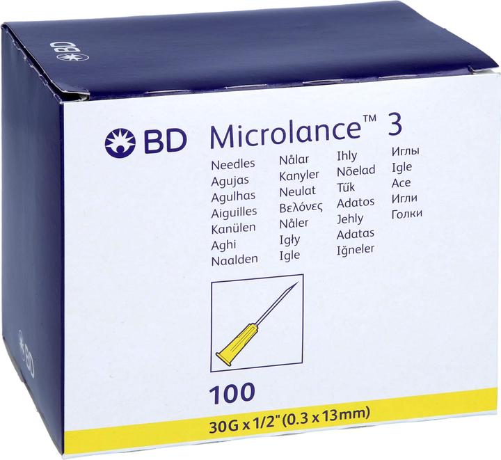 Actual product image BD MICROLANCE KANUELE 30g 1/2, 100 pcs KAN