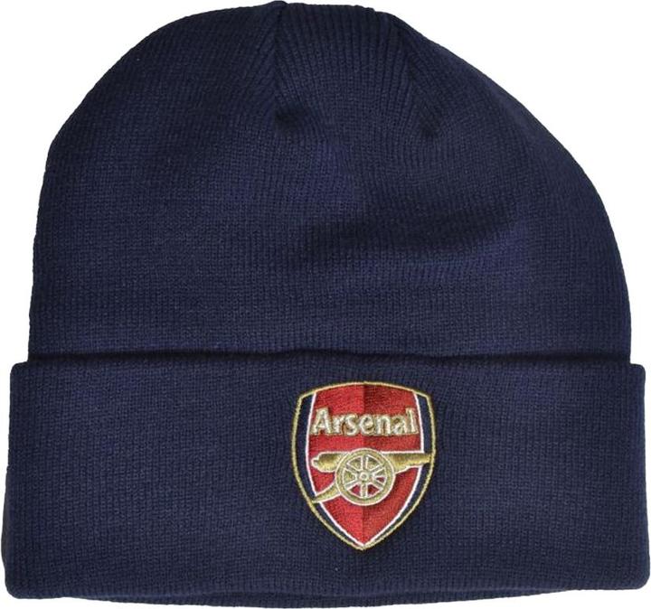 Actual product image Arsenal FC Crest Knitted Turn Up Beanie
