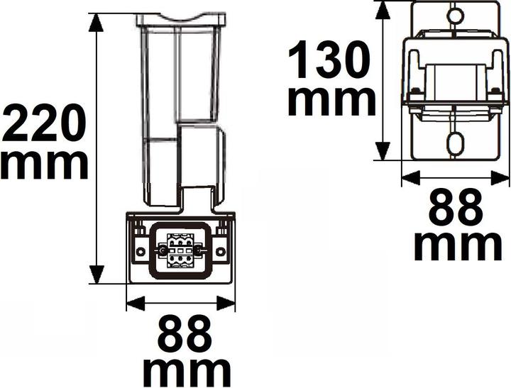 Image du produit Isoled Adaptateur mural à angle variable pour module Street Light EM145
