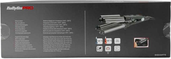Immagine prodotto BaByliss Pro Tormalina di titanio Tormalina Triple wave lensing (19 mm, 22 mm)