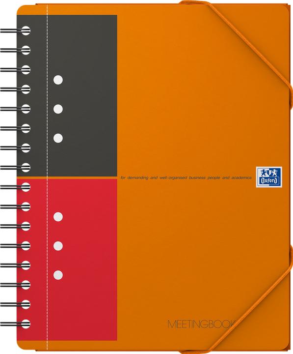 Produktbild Oxford Meetingbook (A5+, Liniert, Weicher Einband)