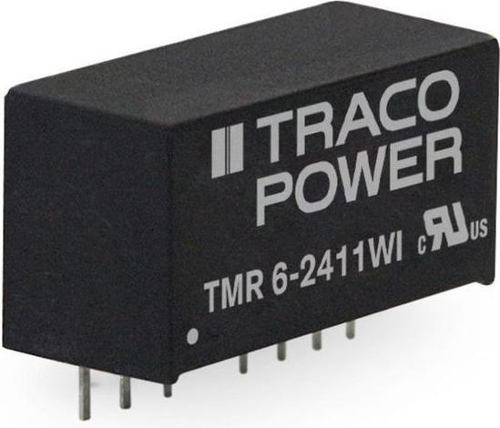 Image du produit TracoPower TRACO TMR 6-2422WI Convertisseur DC/DC TMR 6WI, 6 W, 12 V, 250 mA, SIL-8