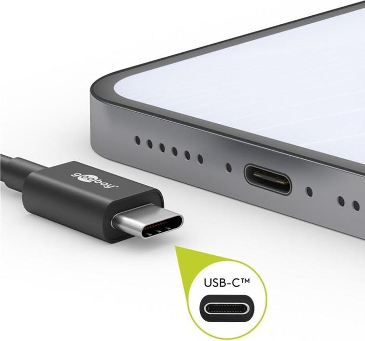 Actual product image Goobay USB C – USB C (1 m, USB 2.0)