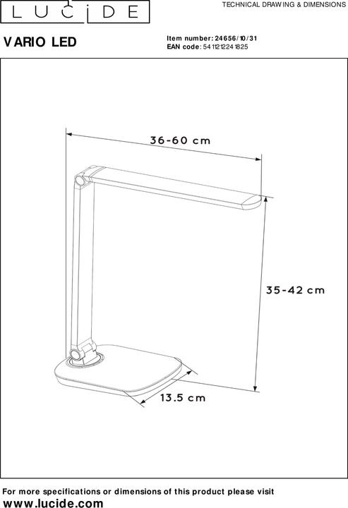 Image du produit Lucide vario (460 lm)