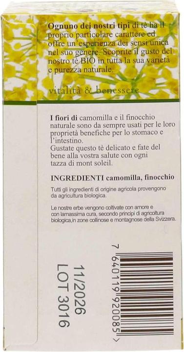 Actual product image Swisstea Chamomile tea mont Soleil (63 g)