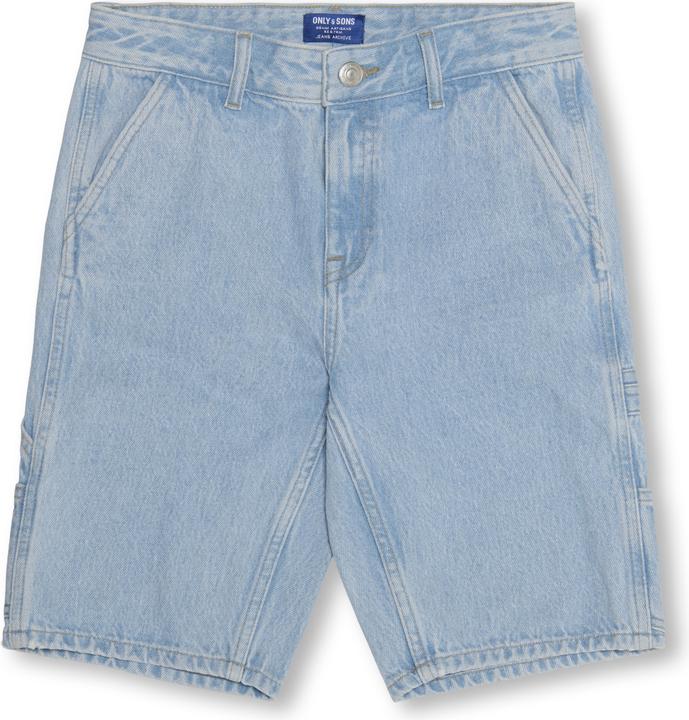 Image du produit Only & Sons Junior OSJEDGE Mittlere Taille Gerade geschnitten Shorts Jeans-Shorts (128)