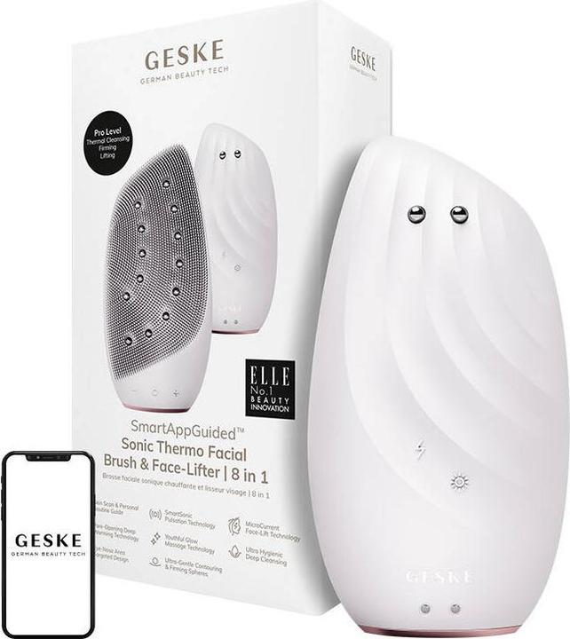 Image du produit Konjac Sponge Soniczna szczoteczka termiczna & lifting do twarzy 8w1 Geske z Aplikacją (starlight)