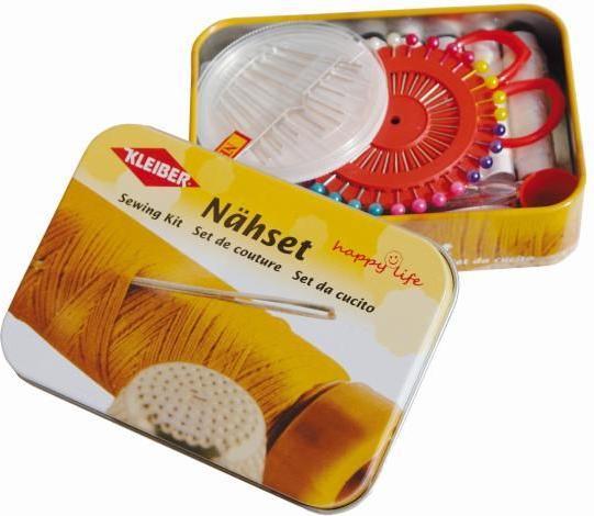 Produktbild Kleiber N„hset, in Metalldose, gelb