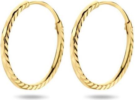 Image du produit Marie Celeste Oorringen Diamanted - 12 mm - Gold (Or jaune)