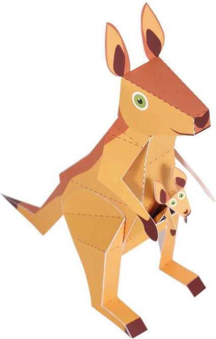 Produktbild Pukaca Papierspielzeugset. 4 australische Tiere (Deutsch)